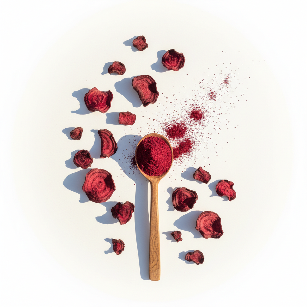 Beetroot Powder β Creative Flat Lay
