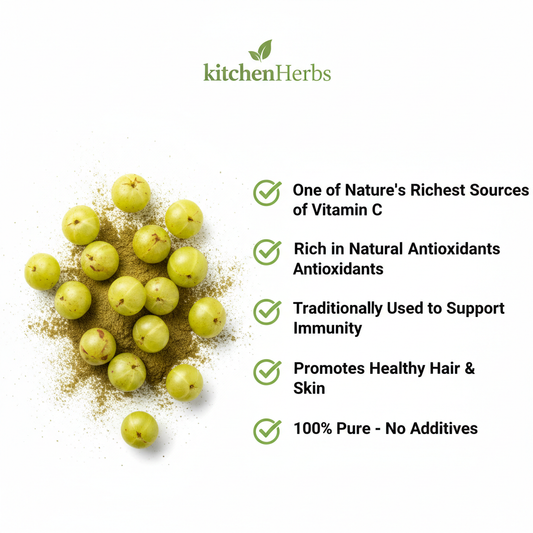 Amla Powder Benefits Infographic