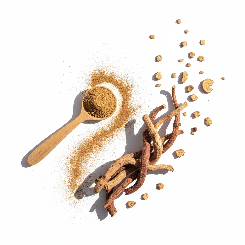 Ashwagandha Powder – Creative Flat Lay