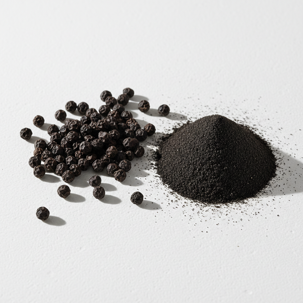 Black Pepper Powder Clean Shot