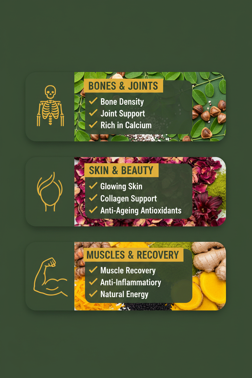 Bones, Skin & Muscles Benefit Cards