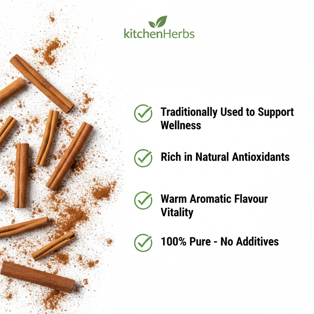 Cinnamon Powder Benefits Infographic