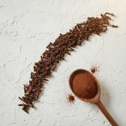 Clove Powder Flat Lay