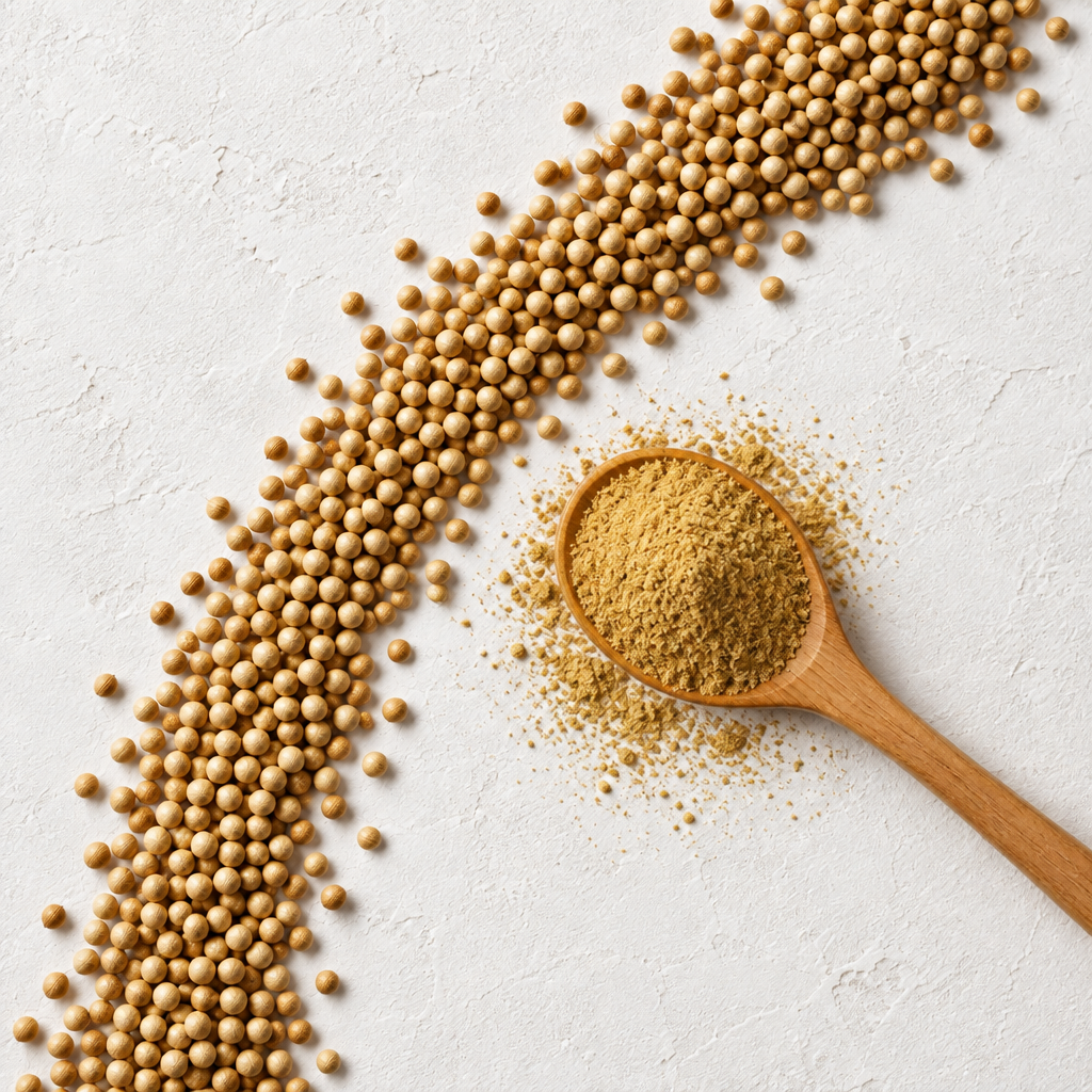 Coriander Powder creative flat lay