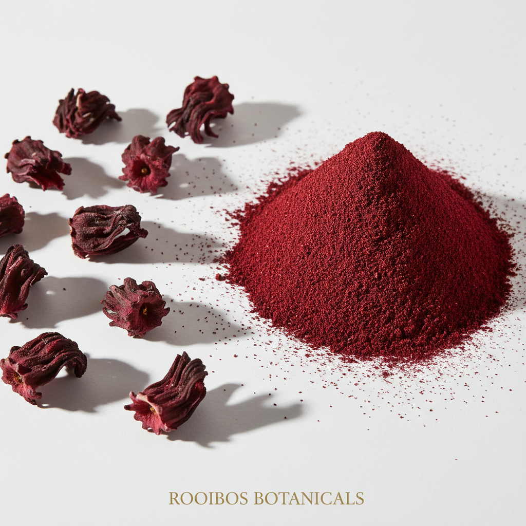 Dried Hibiscus Flowers – Clean Product Shot