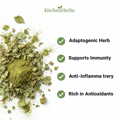 Dry Tulsi Benefits Infographic