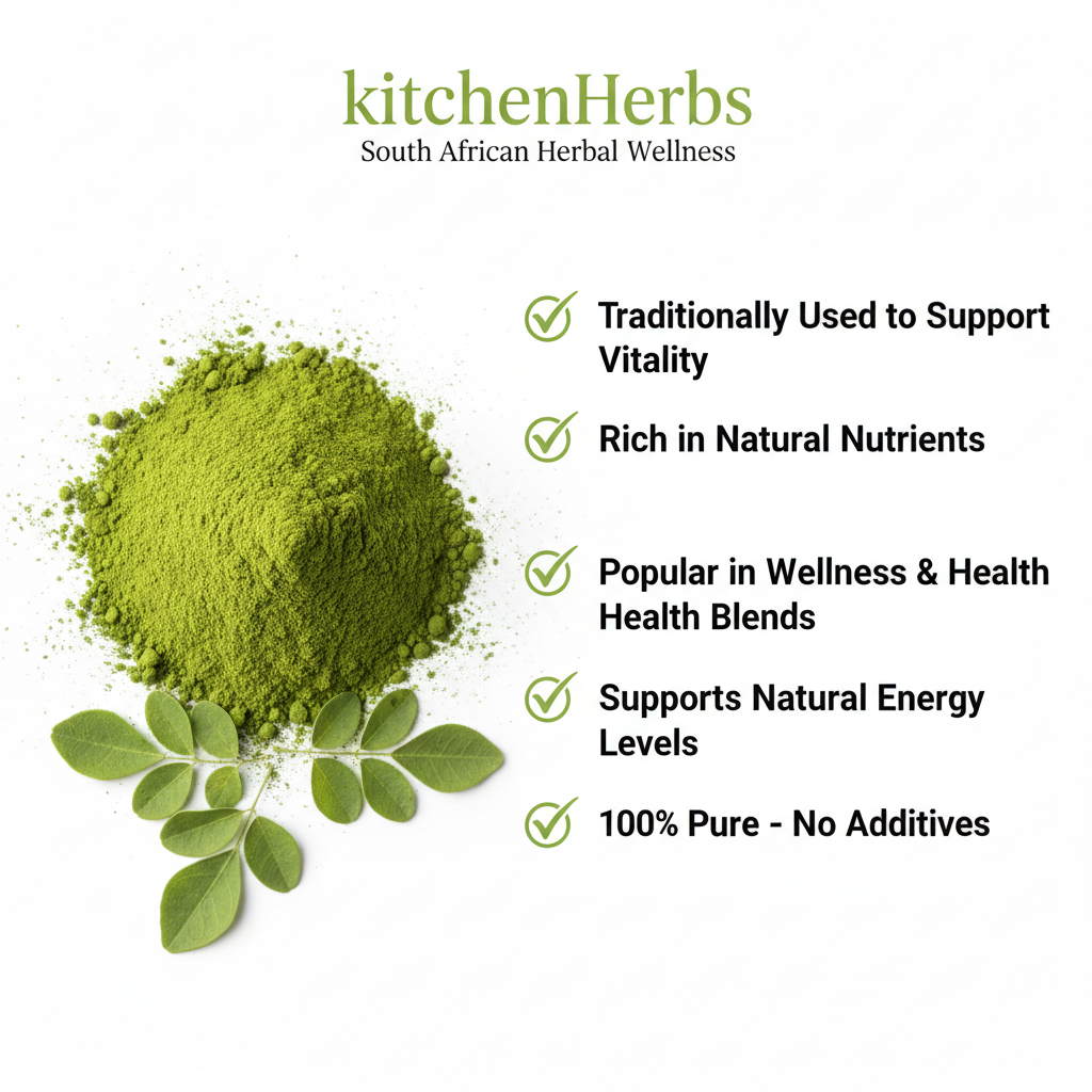 Moringa Powder – Benefits Infographic
