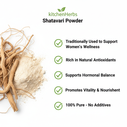 Shatavari Powder Benefits Infographic