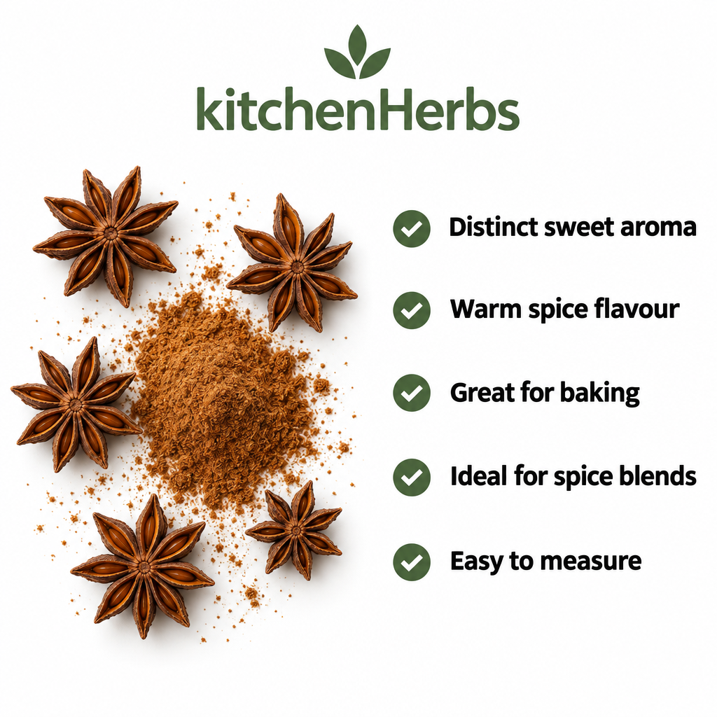 Star Anise Powder benefits infographic