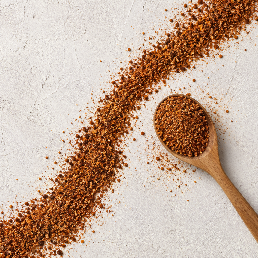 Steak and Chops Spice creative flat lay