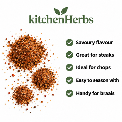 Steak and Chops Spice infographic