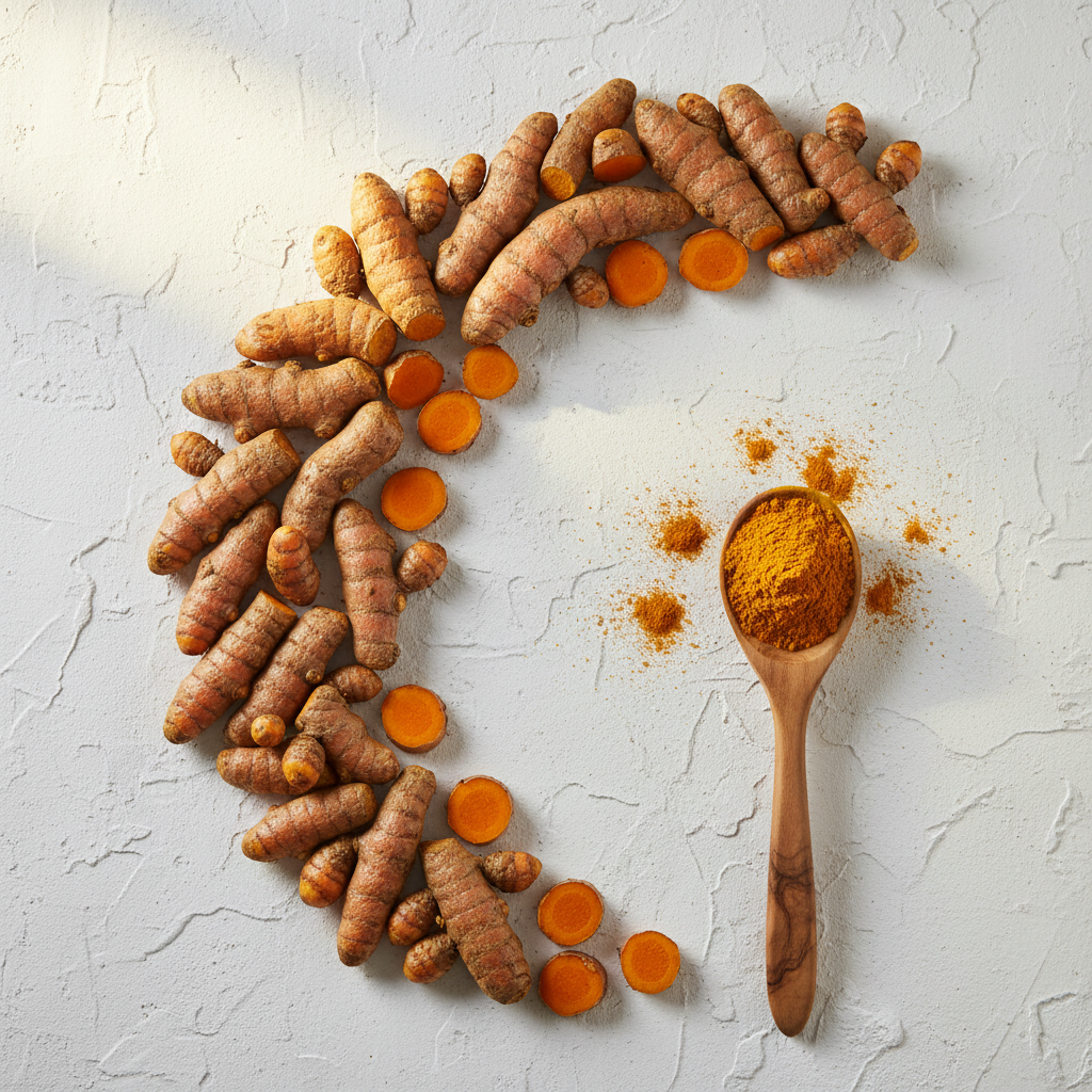 Turmeric Rajapuri Flat Lay