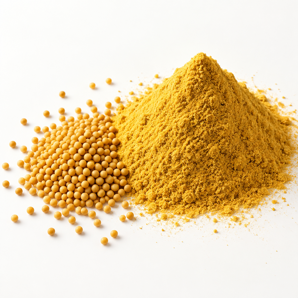 Yellow Mustard Powder clean product shot